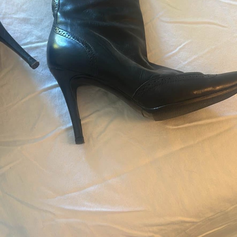 Ralph Lauren Black Heeled Boots
